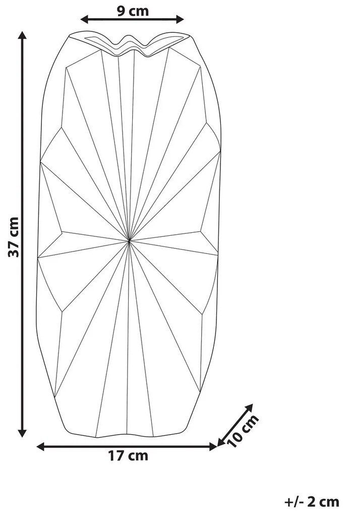 Váza 37 cm Alel (arany). 1077342