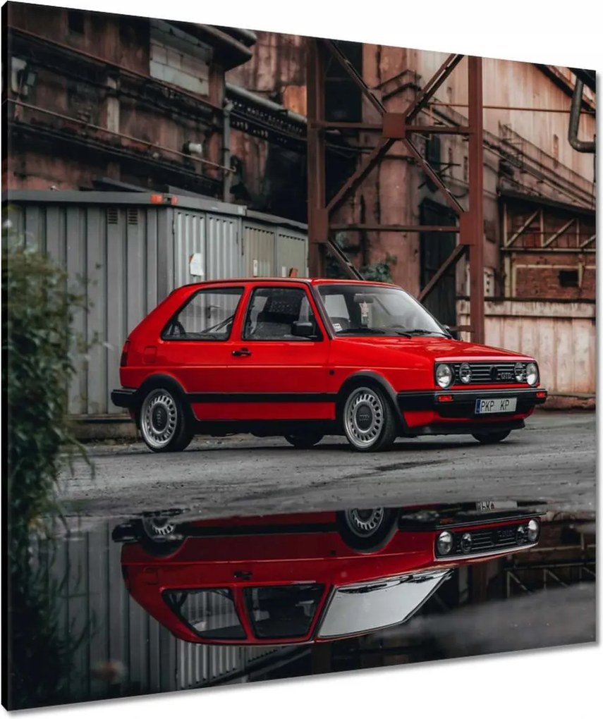 Vászonkép 90x90 Vw Golf Two 2 II Gtd