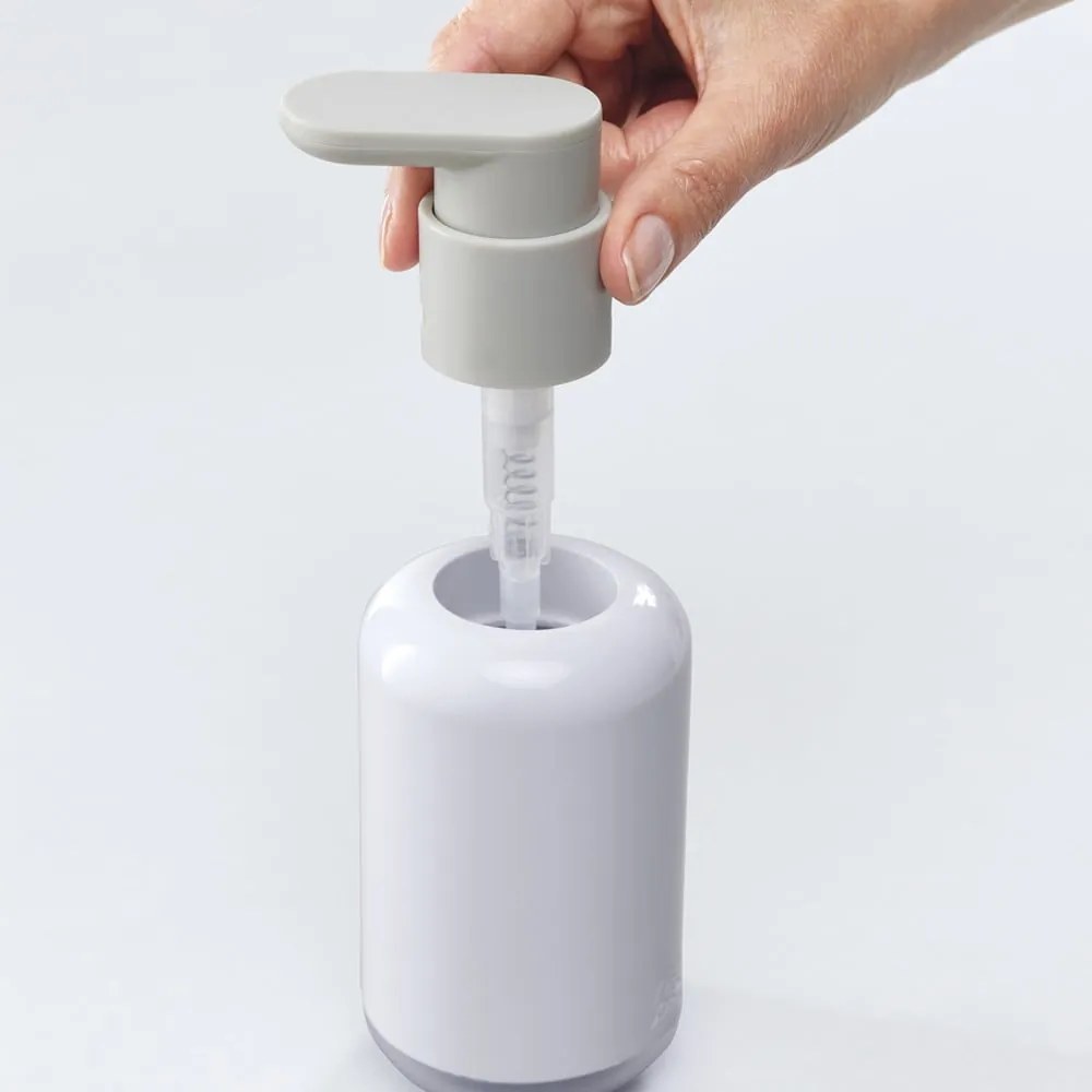 Fehér műanyag szappanadagoló 300 ml Duo – Joseph Joseph