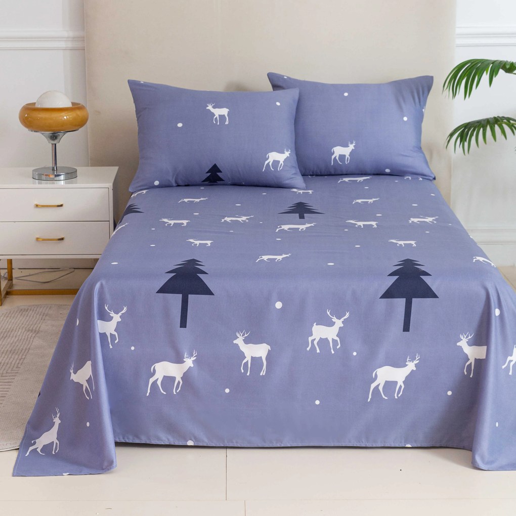 DEER AND TREE lepedő és párnahuzat Méret: 50 x 70 cm | 140 x 240 cm