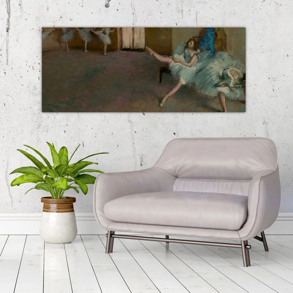 Kép - Edgar Degas, Before the Ballet, reprodukciók (120x50 cm)