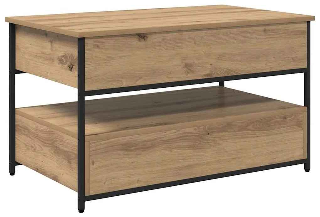 Dohányzóasztal fiókkal Artisan tölgy 85 x 50 x 50 cm Faanyag