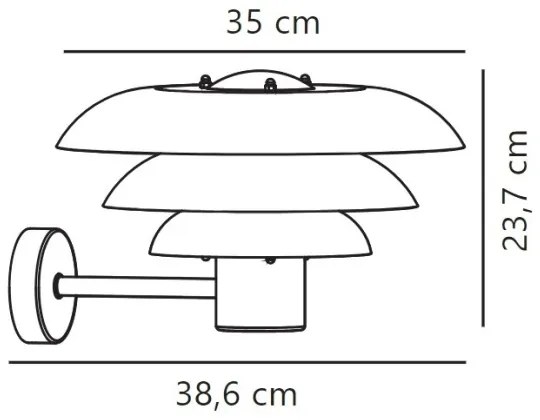 Nordlux - Kültéri fali lámpa KURNOS 1xE27/20W/230V IP54 bézs