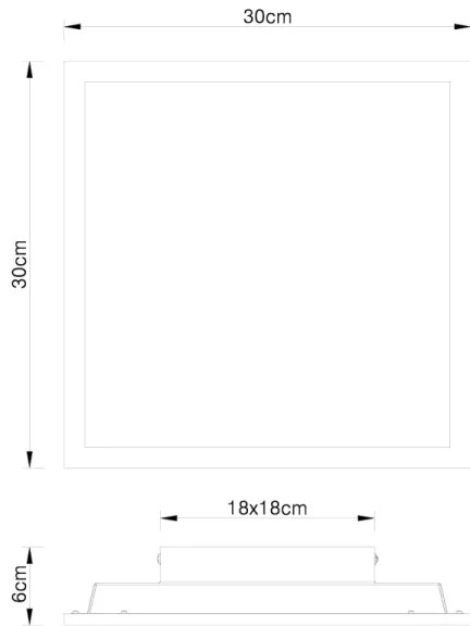 Globo 416080D1 - LED Mennyezeti lámpa DORO LED/12W/230V
