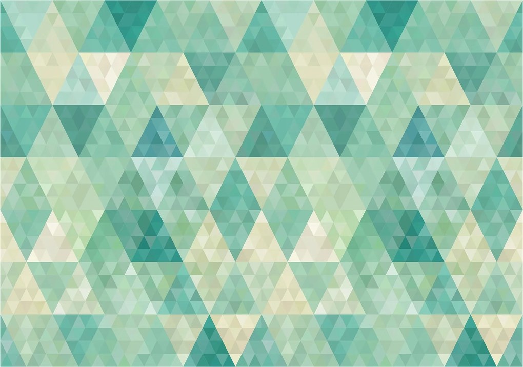 Fotótapéta Geometrikus absztrakt háromszögek rombuszok vinil 368x280 +ragasztó