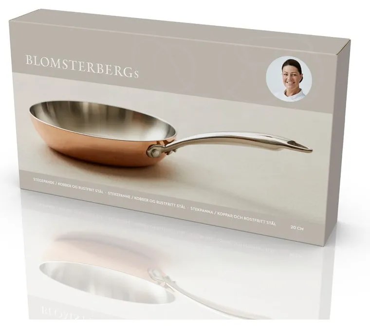 Rozsdamentes acél-réz serpenyő ø 20 cm – Blomsterbergs