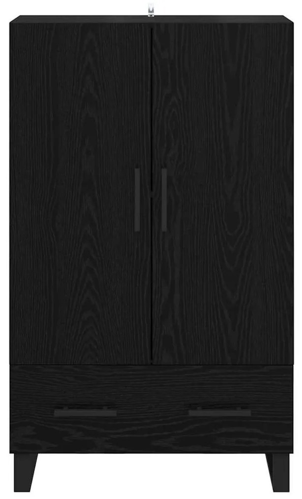 Magasfiú fiókkal Fekete tölgy 69,5 x 30 x 115 cm Faanyag