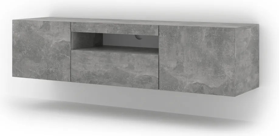 AURA TV-állvány 150 cm, beton színben