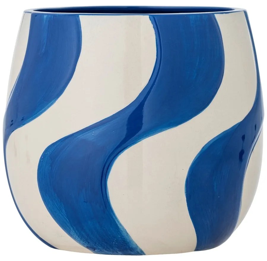 Kőedény kézzel festett kaspó ø 20,5 cm Romy – Bloomingville