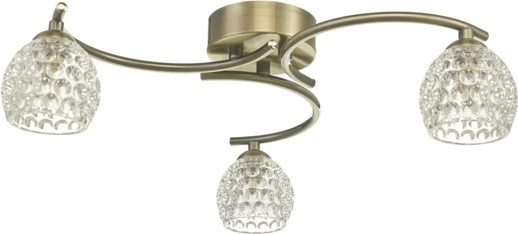 Dar Lighting modern mennyezeti lámpa nakita antik sárgaréz darnak5375-06