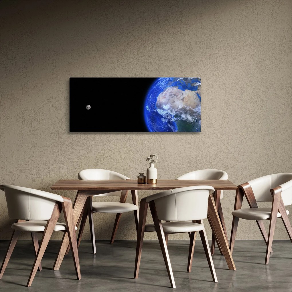 A Hold és a Föld képe (120x50 cm)