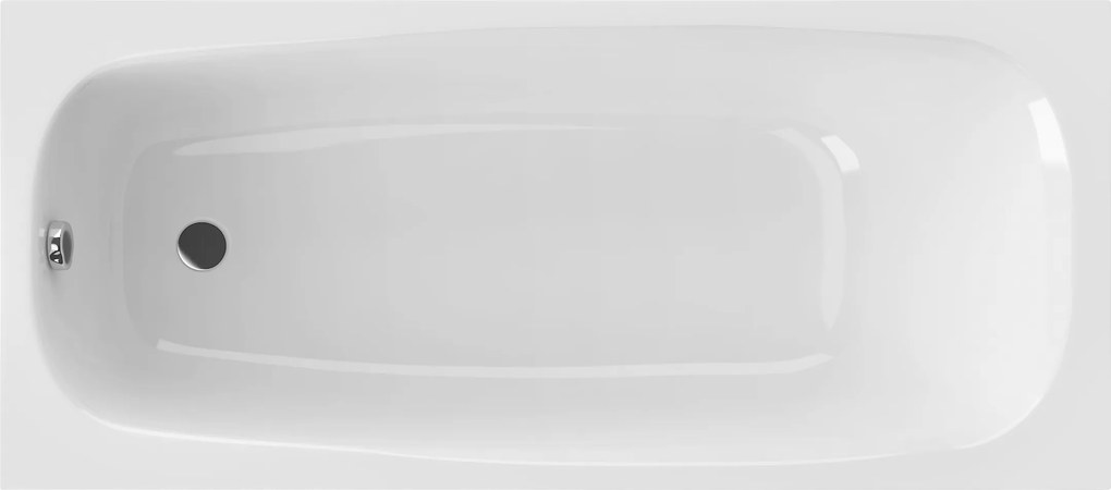 Akril Kád Fehér 170x75 +lábak Garancia Lengyel