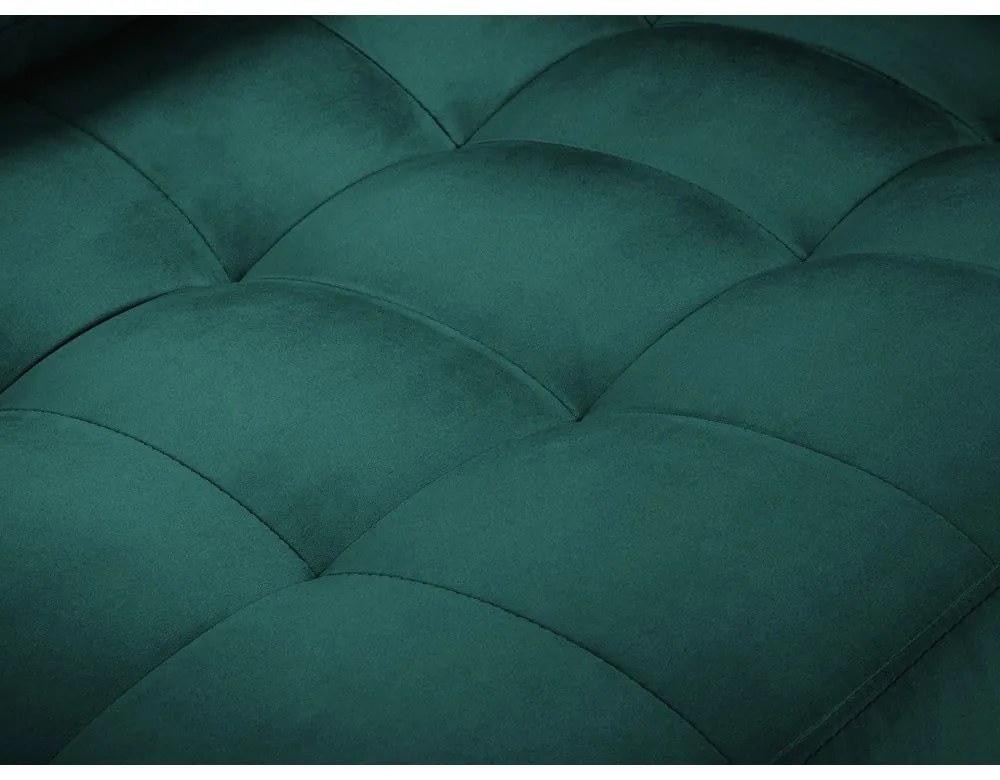 Santo olajzöld bársonykanapé, 219 cm - Milo Casa