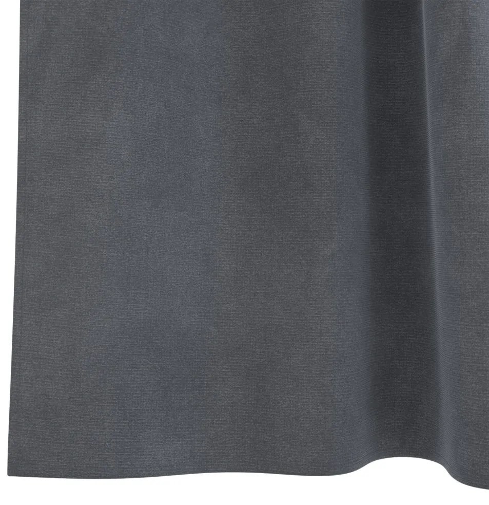 Feketeárnyékos Függönyök Hurokkal 2 db Szuper Világosszürke Bársonyos