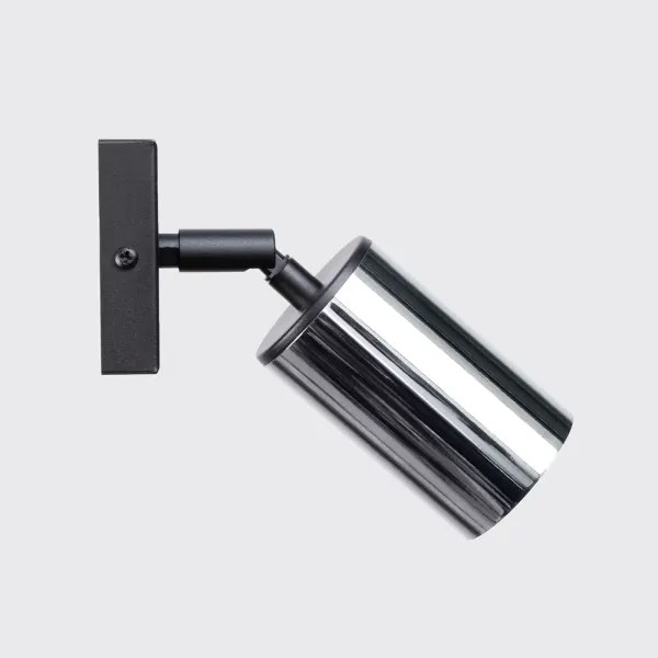 Sollux SL.1366 - Fali spotlámpa WINX 1xGU10/10W/230V fekete/króm