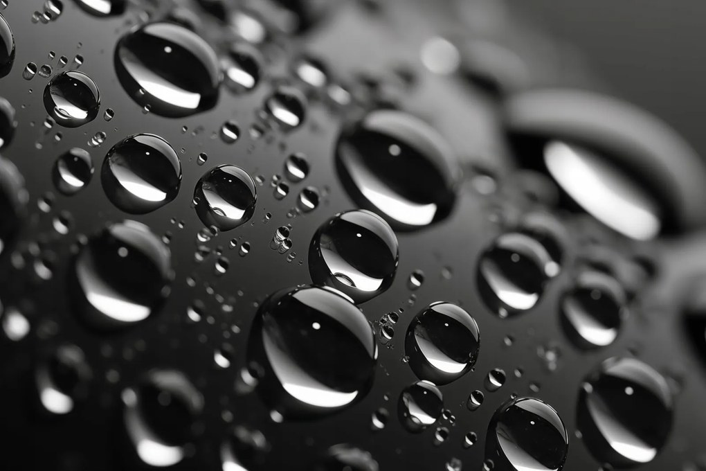 Poszter 91,5x61cm Mikrokozmosz cseppek