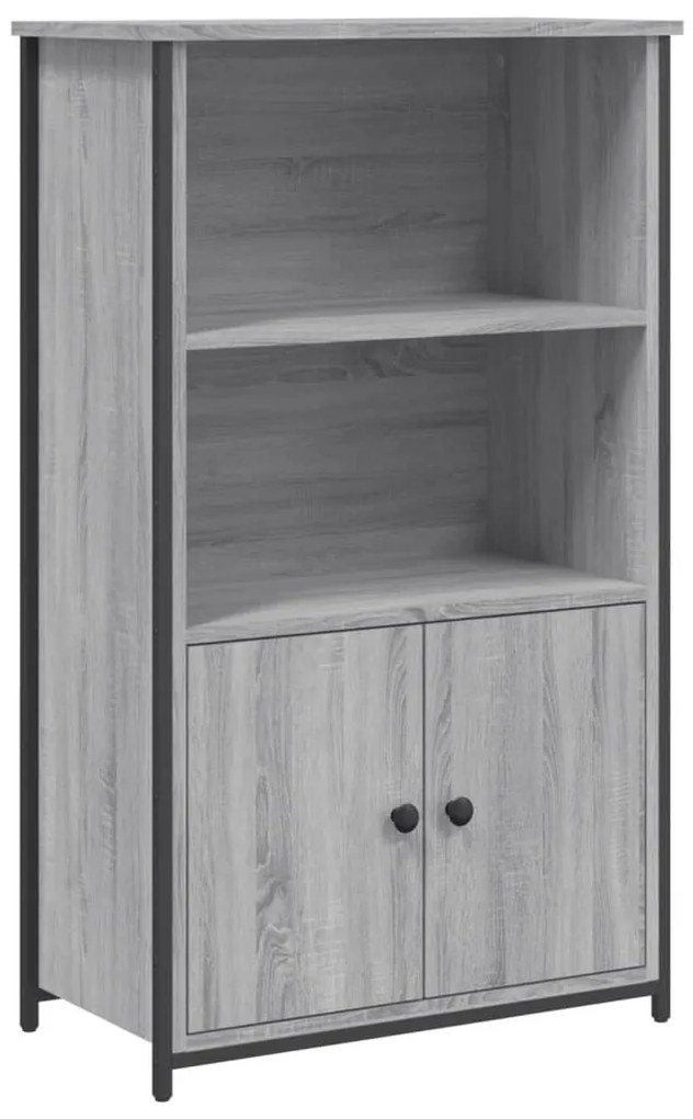 szürke sonoma szerelt fa magasszekrény 62 x 32 x 103,5 cm