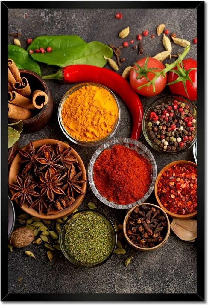 Bekeretezett poszterek 40x60 Rusztikus fűszerek