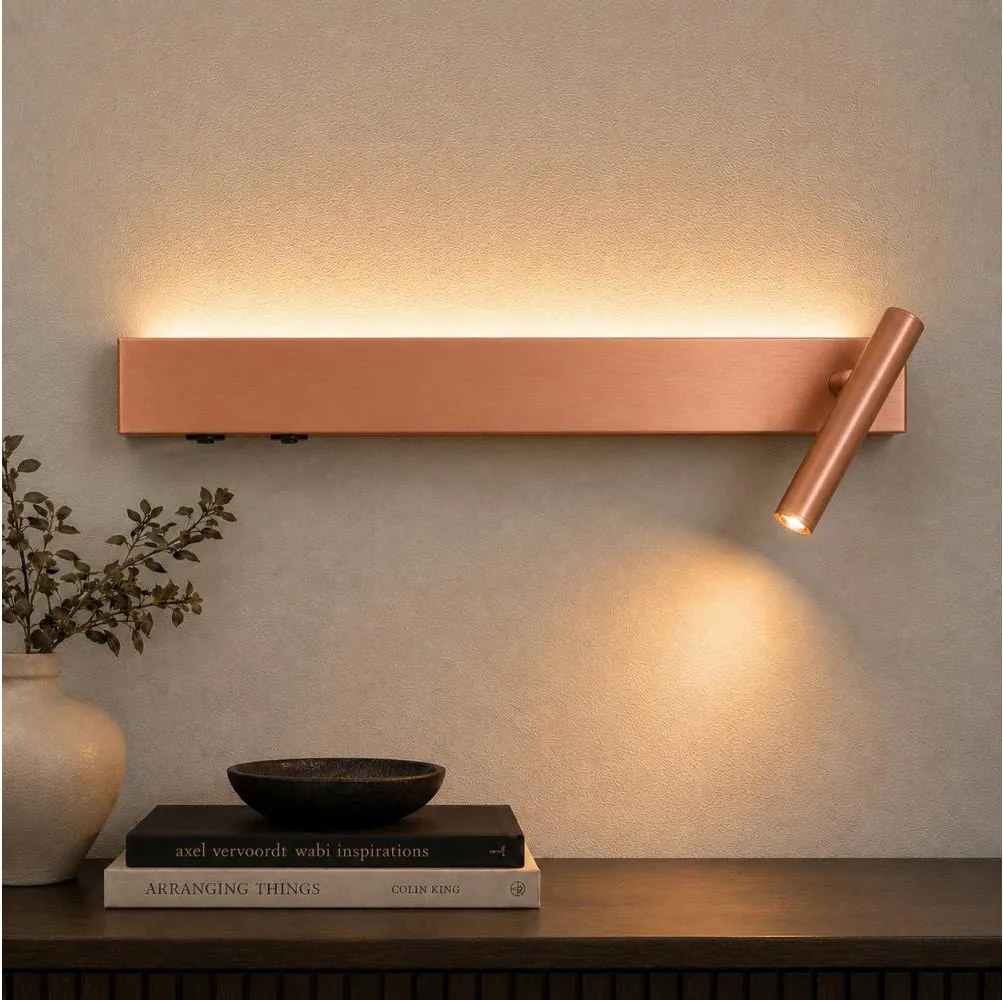 BRILAGI -LED fali spotlámpa ARLIX LED/3W/230V + LED/7W bronzszínű CRI 90