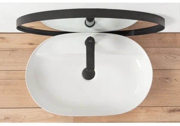 REA-U7900 - Munkalapra helyezhető mosdó AURA 40,5x60,5 cm kerámia/fényes fehér