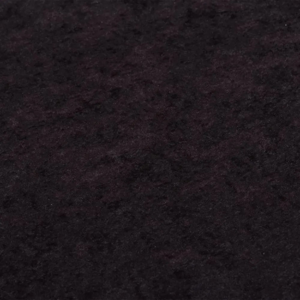 antracitszürke csúszásmentes mosható szőnyeg φ 120 cm