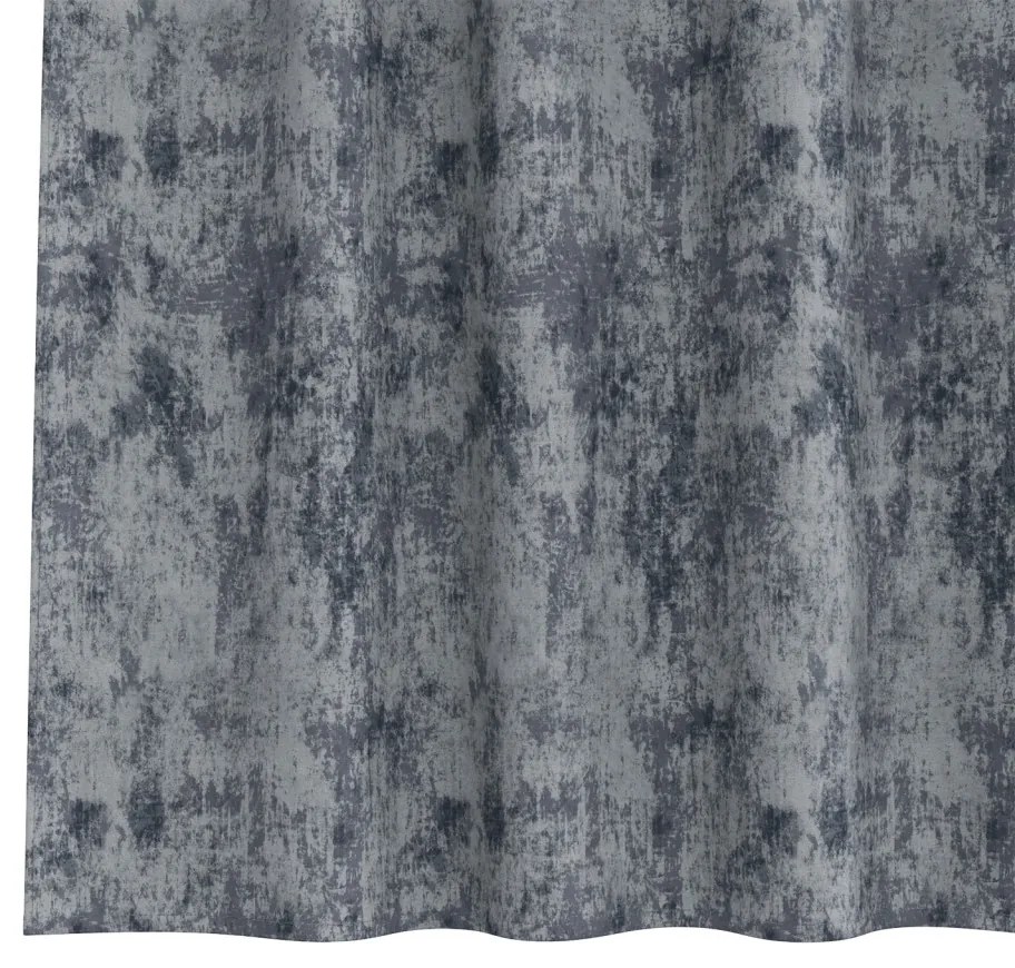 Vellúrfüggöny 2 db gombfüllel Ezüstszürke 225x140 cm