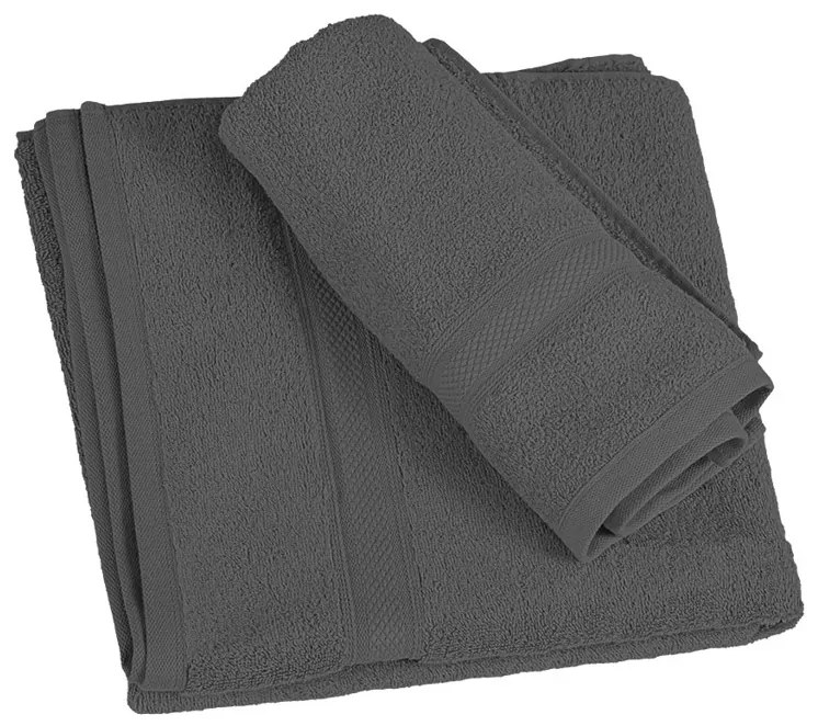 CLARYSSE ELEGANCE törölköző 70x140 cm szürke, 100% pamut