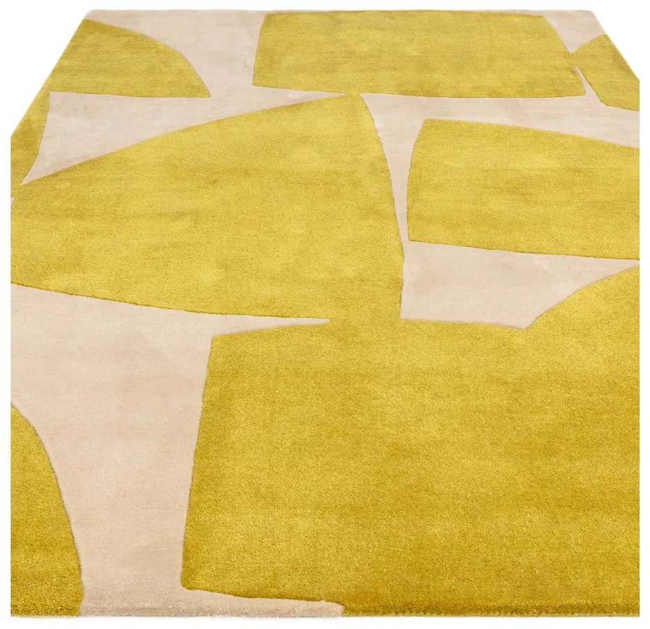 Okkersárga kézi szövésű szőnyeg újrahasznosított szálakból 200x290 cm Romy – Asiatic Carpets