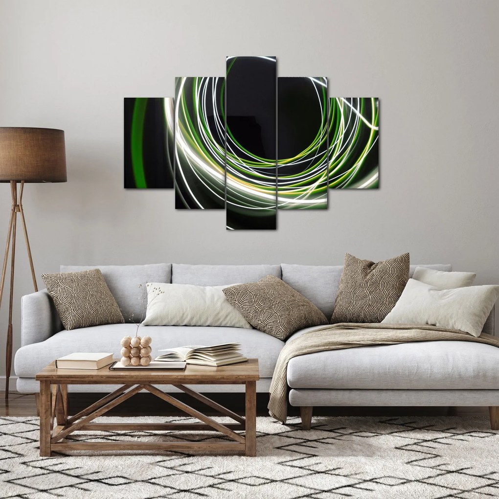 Kép zöld vonalak (150x105 cm)