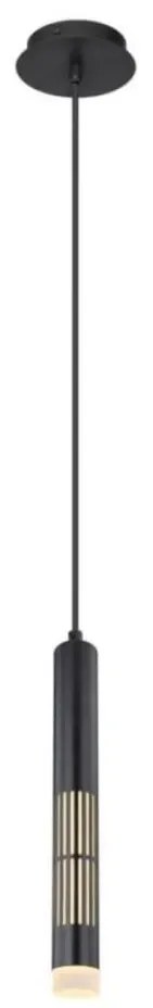 Globo 15630H - PENNY LED kábeles csillár, LED/12W/230V, 3000K, fekete