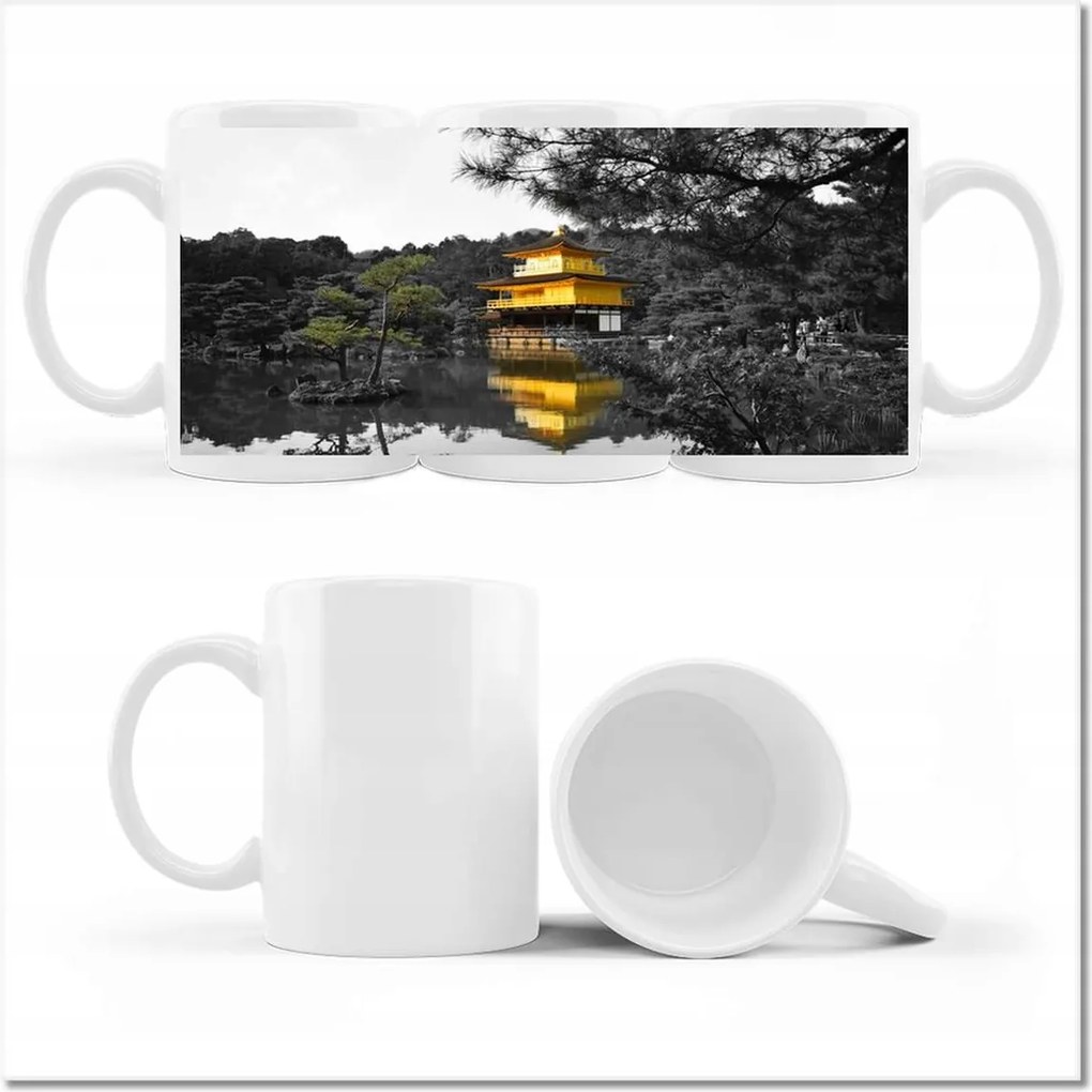 Buddhista templom fényképes bögre