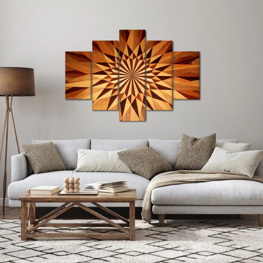 Kép - Fa kollázs (150x105 cm)