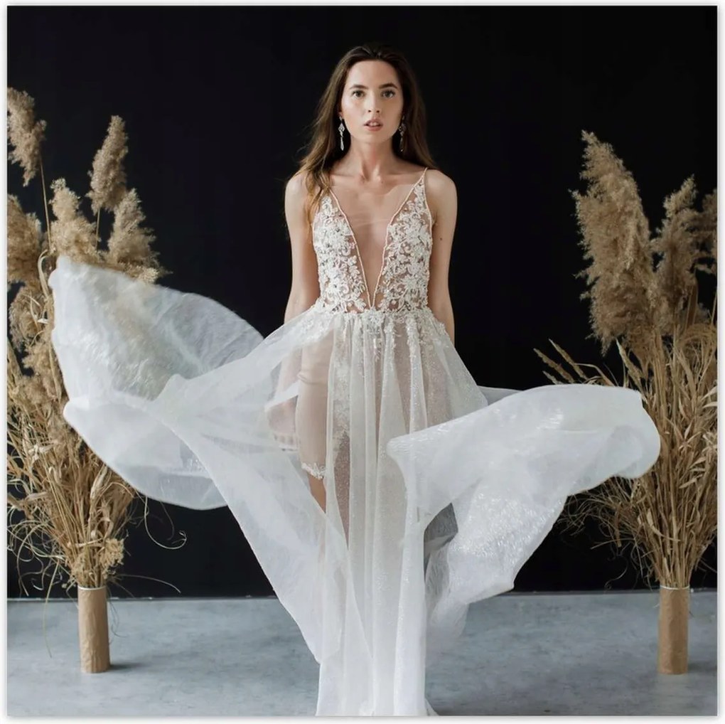 Poszterek 140x140 Menyasszony fehér ruhában