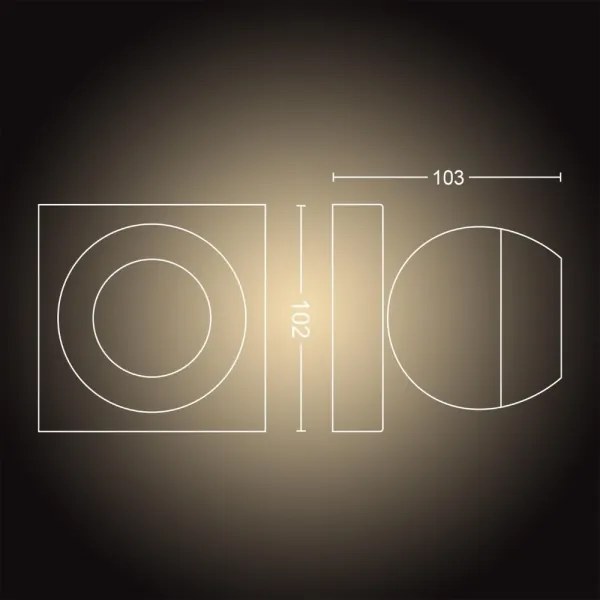 Philips 50471/30/P6 - Hue BUCKRAM LED állítható spot 1xGU10/5W/230V