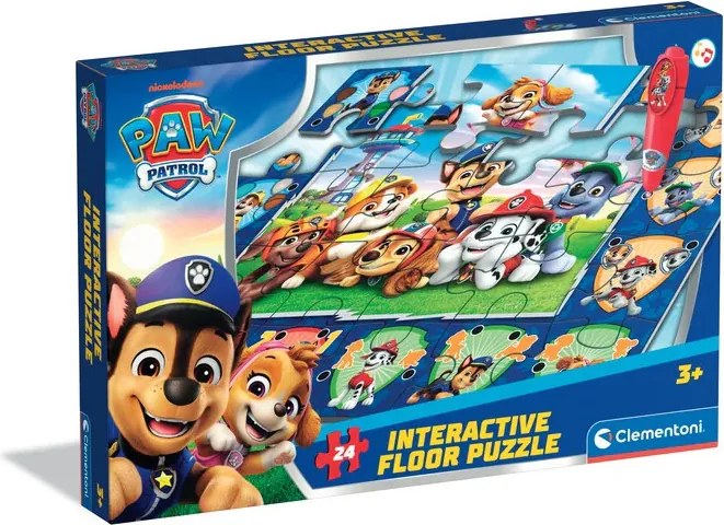 Mancs Őrjárat Team interaktív 24 db-os puzzle Clementoni