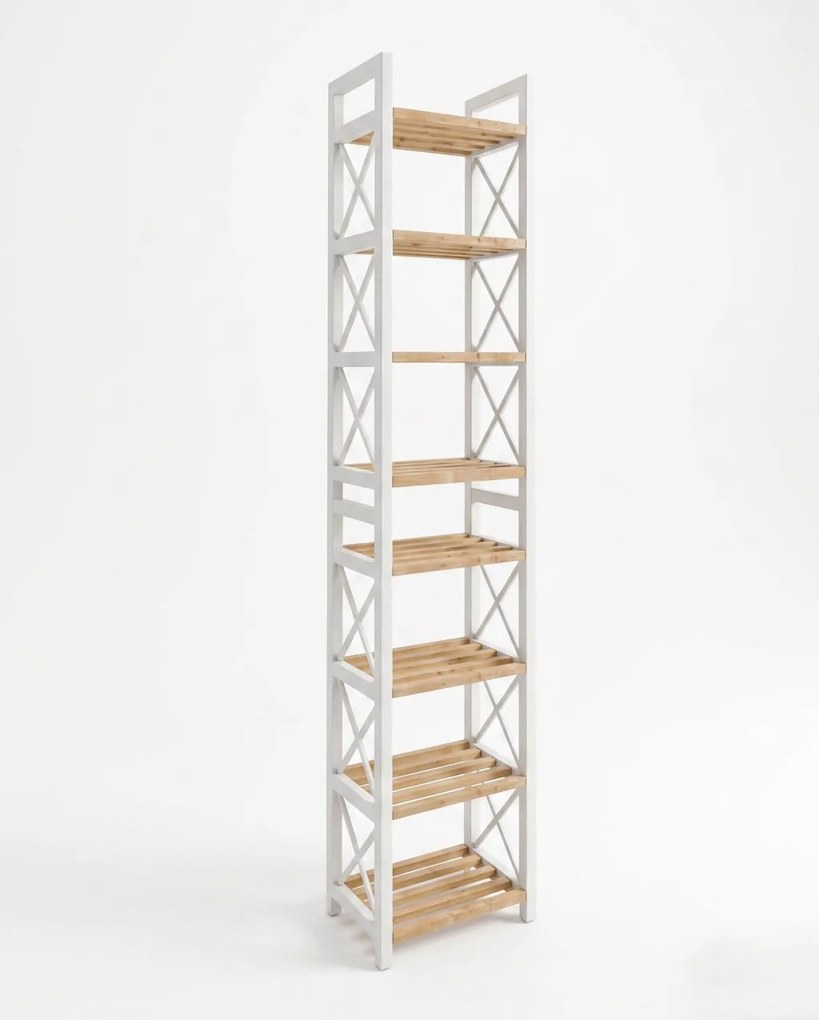 Fali polc, fehér, 23 cm