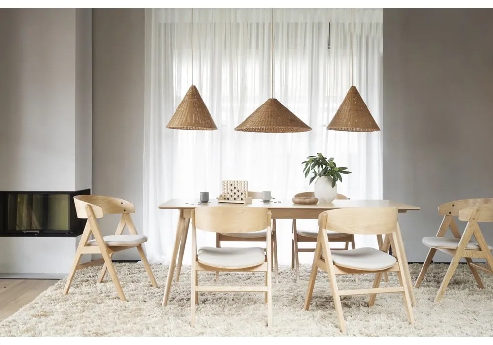 Natúr színű étkezőszék szett 2 db-os Waterton - Rowico