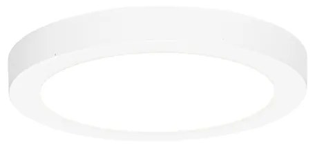 Süllyesztett vagy felületre szerelt spot fehér 18 cm LED-del 3 fokozatú fényerő-melegítés - Transz