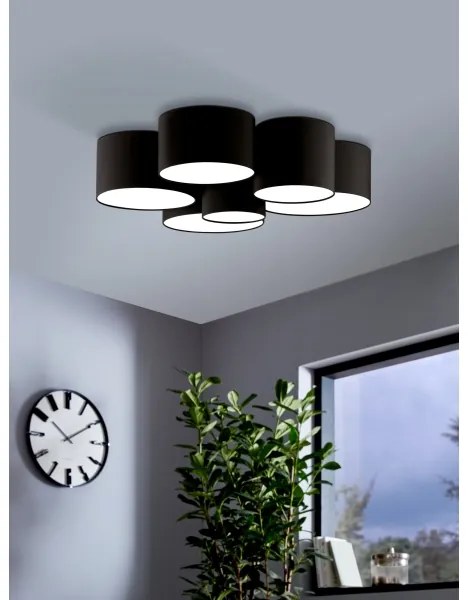 Eglo 99509 - Mennyezeti lámpa PASTORE 6xE27/40W/230V