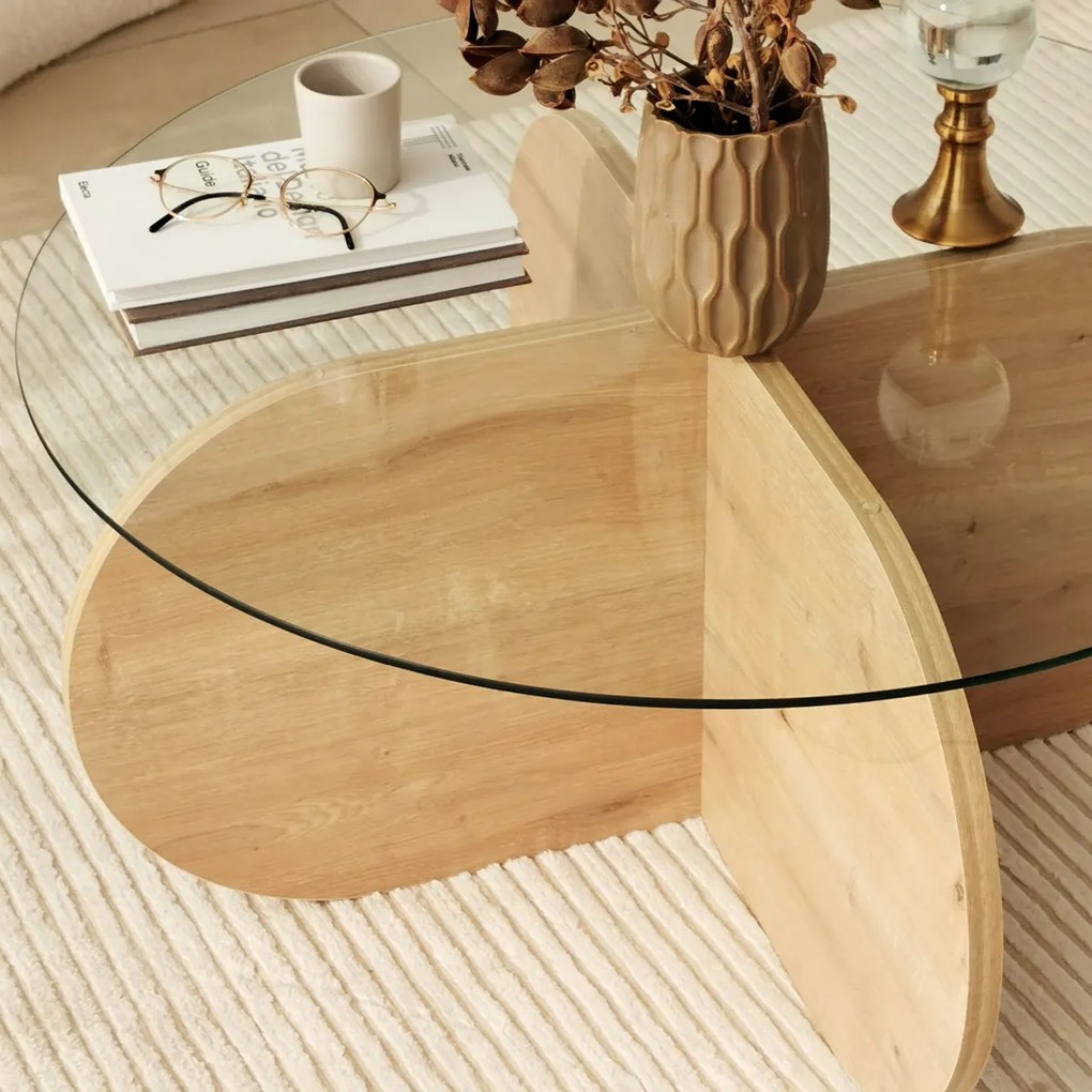 Konferenciaasztal Bubble Sapphire Oak