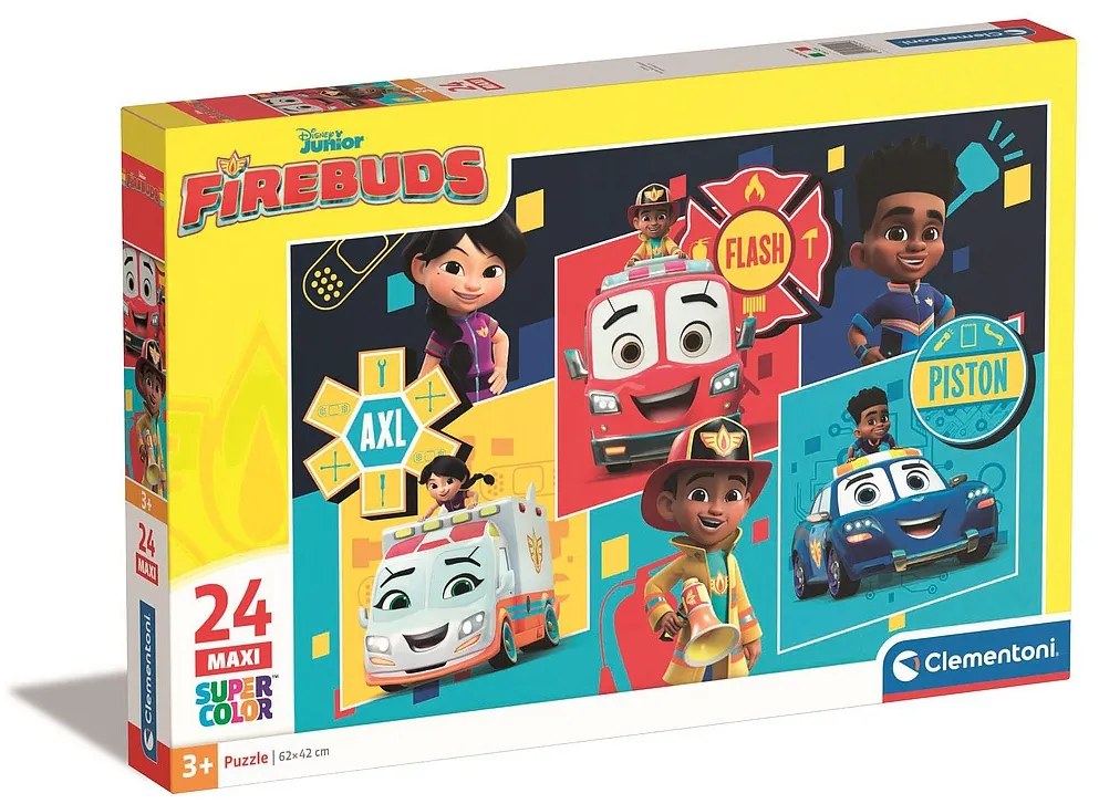 A Mentőosztag Heroes and Wheels 24 db-os maxi puzzle Clementoni