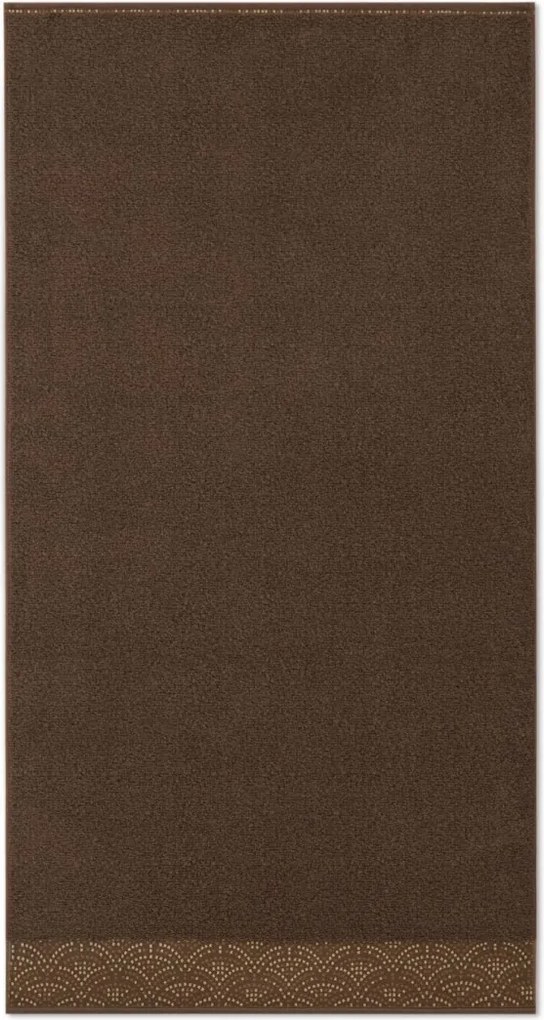 Ravenna törölköző 70x140 cm barna irha 450 g/m2 5692 Zwoltex