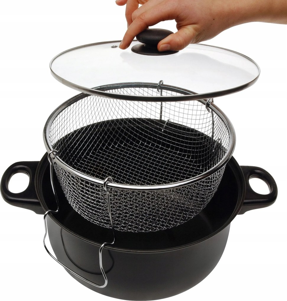 Fazék Mély Olajban Sütéshez Olajsütő