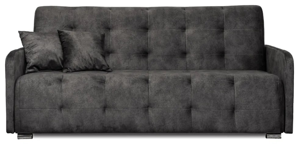 Sofa ARIA Szara Welurowa
