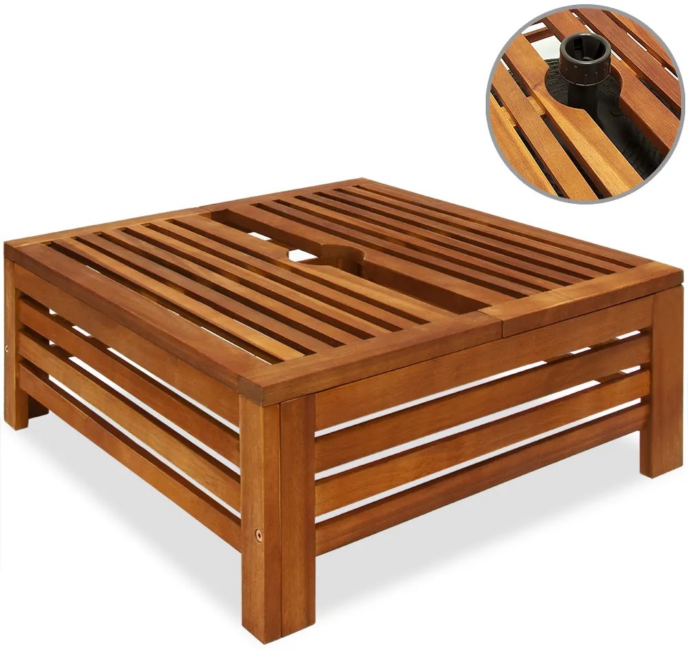 Deuba Napernyőállvány takaró 62x62x26 cm - akác