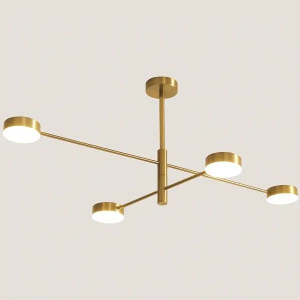 LED Csillár rúdon 4xLED/12W/230V 4000K arany