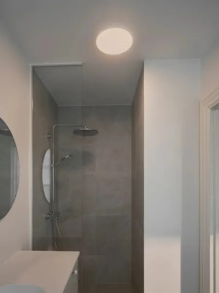 Nordlux - LED mennyezeti fürdőszobai lámpatest SERENOVA LED/10/15W/230V átm. 28 cm IP65 fehér
