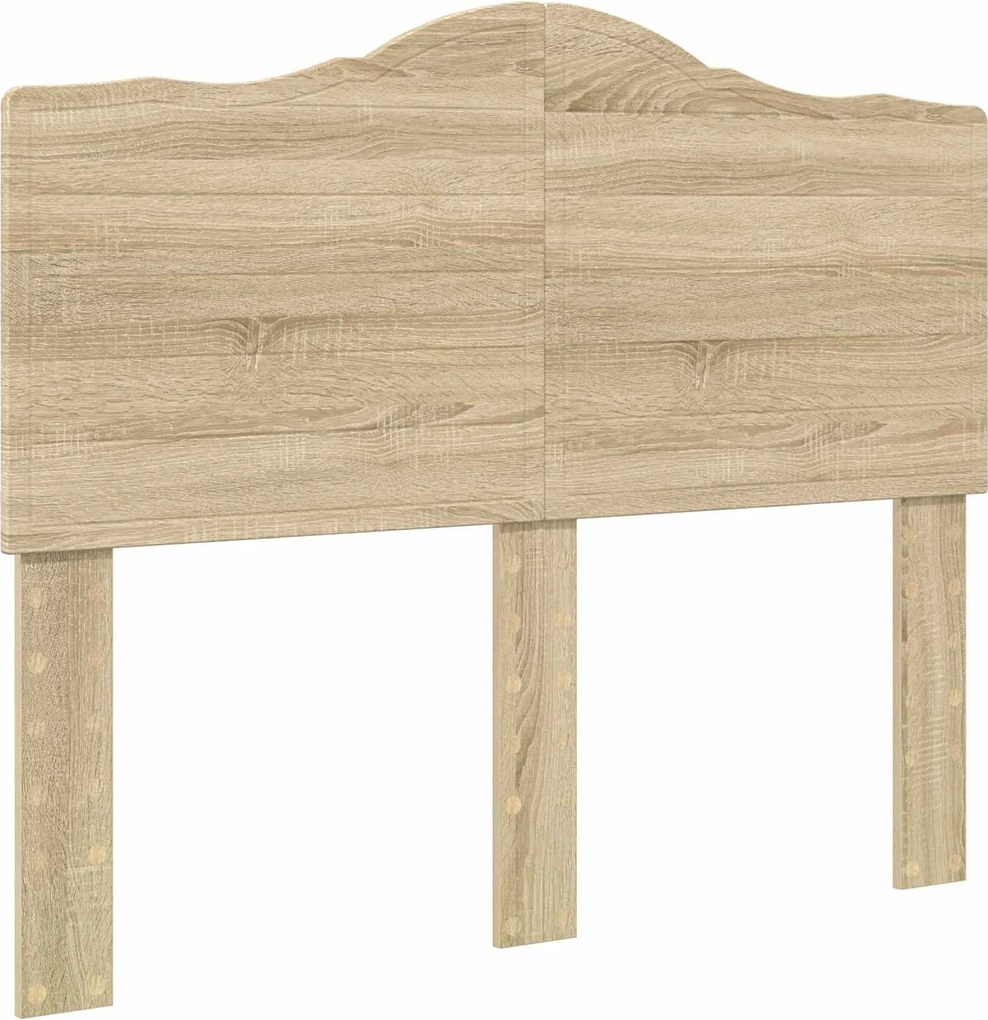 vidaXL Fejtámla Sonoma tölgy 135 cm Faanyag