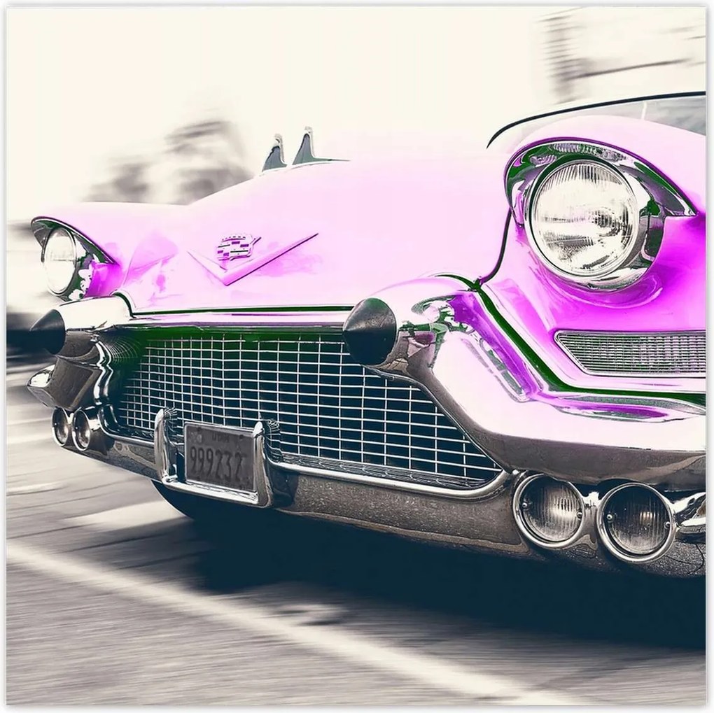 Poszterek 140x140 Rózsaszín Cadillac