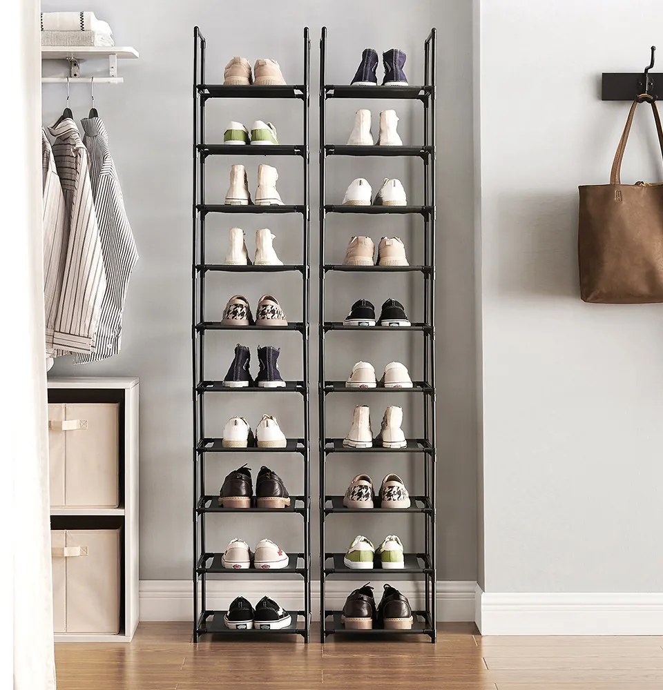 10 szintes cipőtároló 33x33x173cm